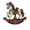 Magnificent carousel horse