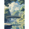 Summer daydreaming under the bridge