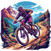 Vibrant Mountain MTB Trail