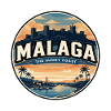 Retro Malaga Gibralfaro Schlossabzeichen
