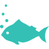 Fish embroidered