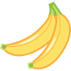 Bananas embroidered