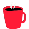 Coffee mug embroidered