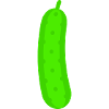 Cucumber embroidered
