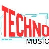Techno Circuit Neon Logo