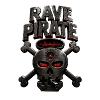 Rave-Piratenschädel