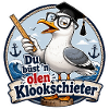 Gelehrte Möwe am Hafen