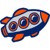 Space Rocket Illustration