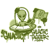 Alien Ufo Graffiti Graphic