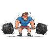 Comic Weightlifter – Strong Man Training