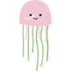 Pastel jellyfish