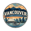 Retro Vancouver Harbour Travel Badge