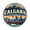 Retro Calgary Peace Bridge Travel Badge
