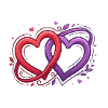 Intricate heart duets