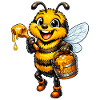 happy bee