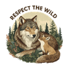 Respect The Wild Wolf & Fox Nature