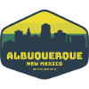 Albuquerque New Mexico Skyline Badge