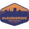 Albuquerque New Mexico Sunset Badge