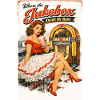 50s Diner Pin-Up: Where the Jukebox