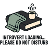 Introvert Loading Cozy Reading Mug