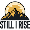 Mountain silhouettes at sunrise