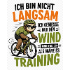 Faultier auf Fahrrad