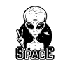Alien Space – Sci-Fi Retro Weltraum Design
