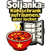 Soljanka DDR Nostalgie Kuehlschrank aufraeumen Wit