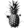 Pineapple Spray Black