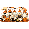 Halloween trick ou fantômes treet