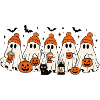 Halloween ghosts