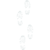 Hiking Trails Footprint Pattern