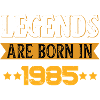 Birthday born in 1985