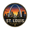 St. Louis Gateway City Retro-Bogenemblem