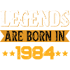 Birthday born in 1984