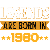 Birthday born in 1980