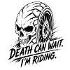 Tödlicher Reifen Totenkopf