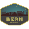 Bern Switzerland Skyline Badge Night
