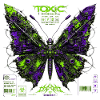 Cyberpunk Butterfly Toxic Insect Neon