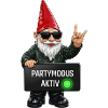 Gnom mit Partymodus Aktiv