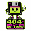 Retro 404 Motivation Nicht Gefunden