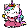 Cat Unicorn Princess