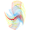 Rainbow Spiral Neon Pattern