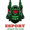 Esport Krieger Logo Druck