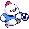 Chick Soccer Kick