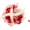 Drapeau du Danemark à l’aquarelle