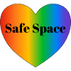 Safe space LGBT pride flag