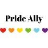 Rainbow Hearts Safe Space Pride Ally