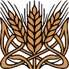 Wheat grain grain graphic