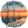 Sails at sunset